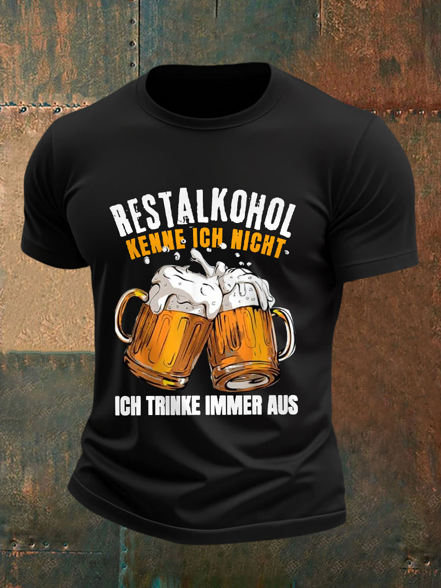 Men's Funny Beer Lovers Casual Tee