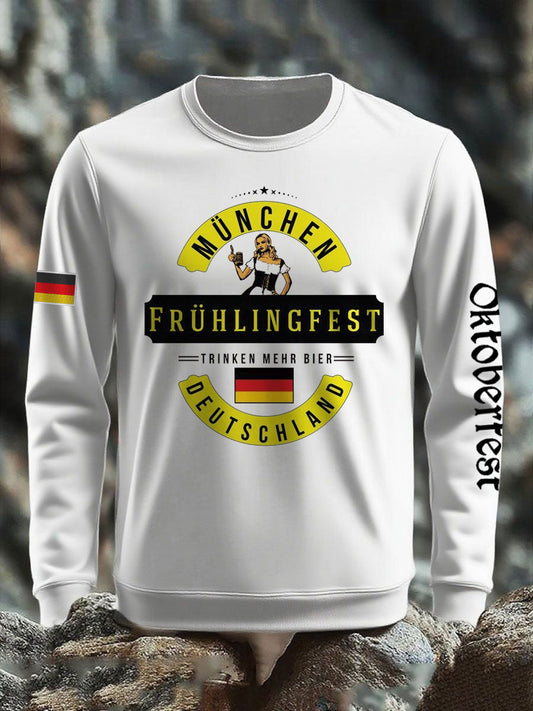 Men's Oktoberfest Print Sweatshirt