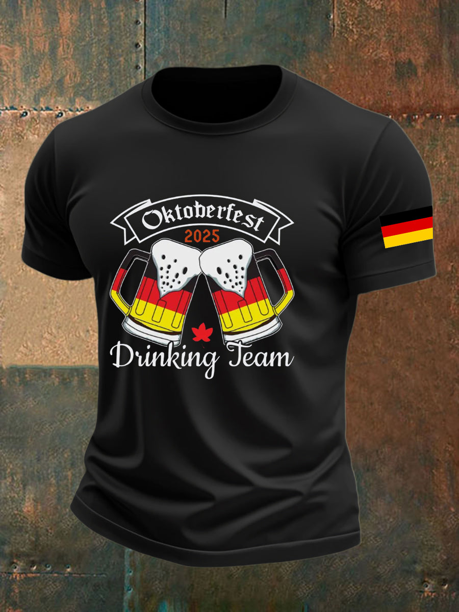 Men's German Oktoberfest In Munich Printed T-shirt