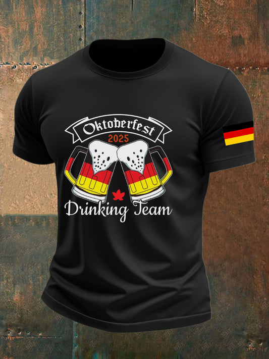 Men's German Oktoberfest In Munich Printed T-shirt