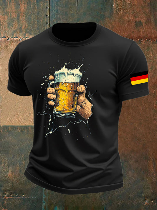 Men's German Oktoberfest In Munich Printed T-shirt