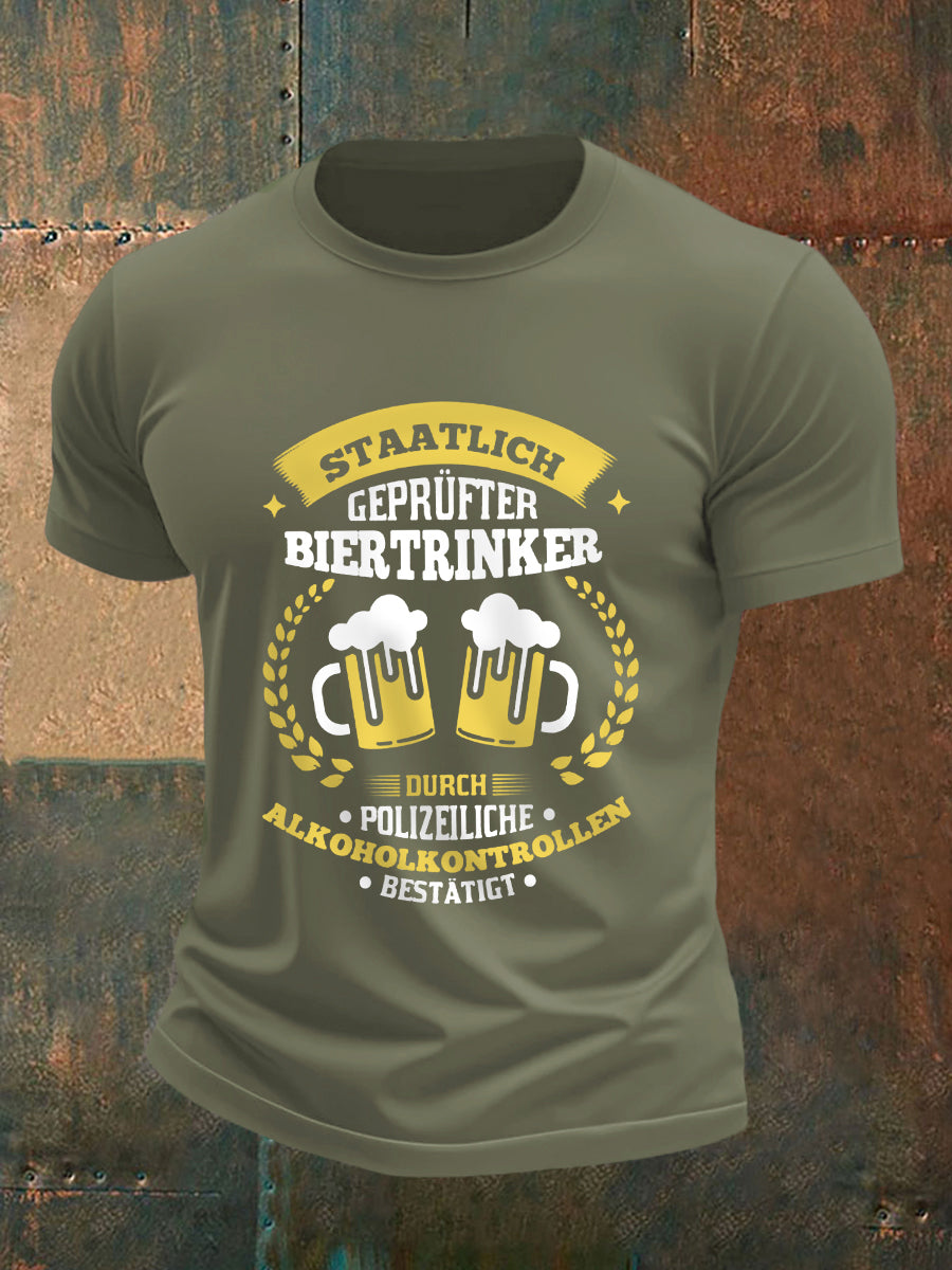 Men's Beer Lovers Casual Tee