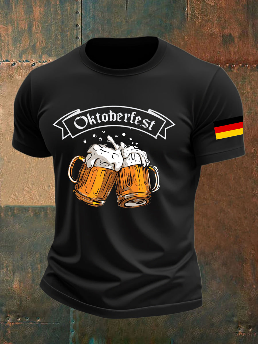 Men's German Oktoberfest In Munich Printed T-shirt