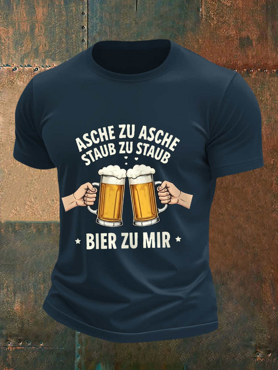 Men's Funny Beer Lovers Casual Tee
