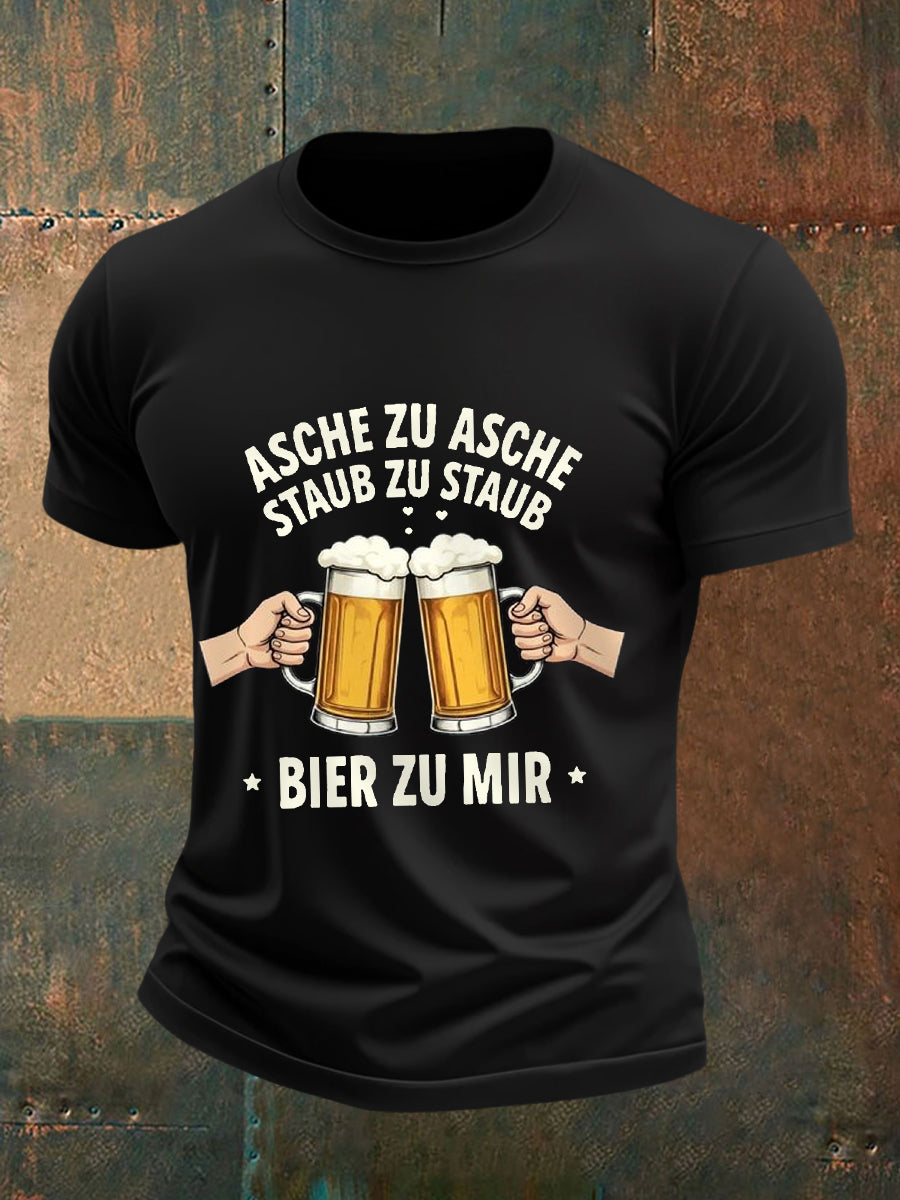 Men's Funny Beer Lovers Casual Tee