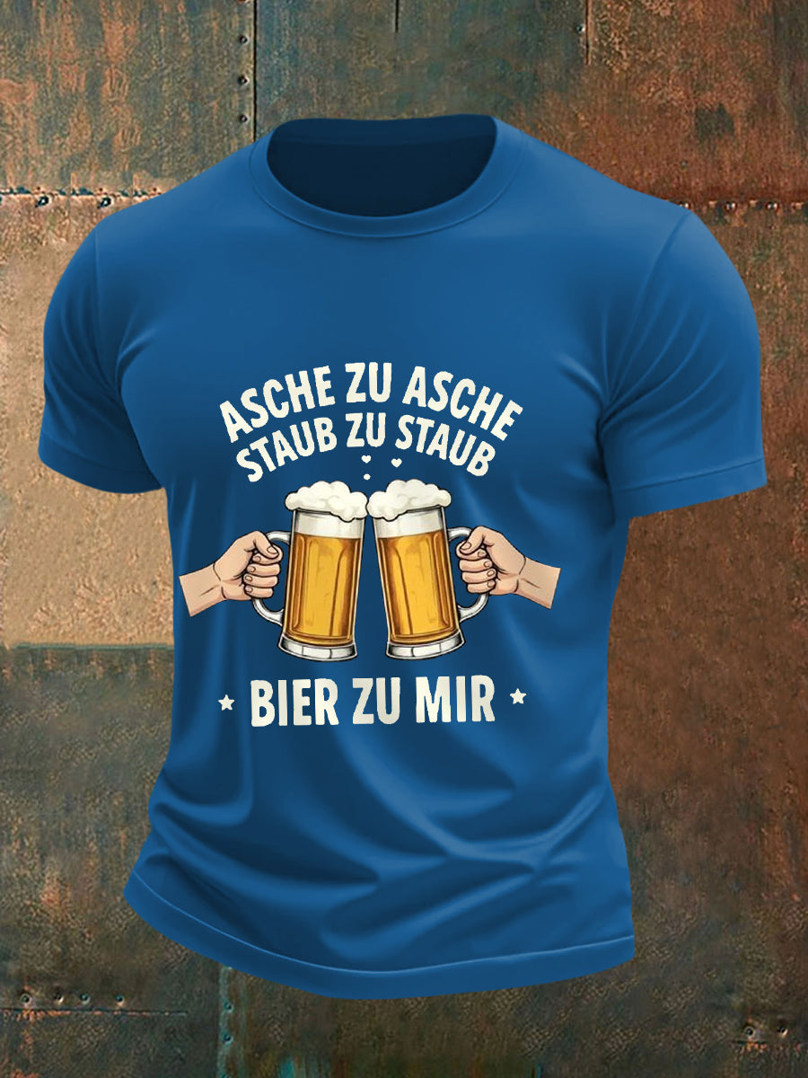 Men's Funny Beer Lovers Casual Tee
