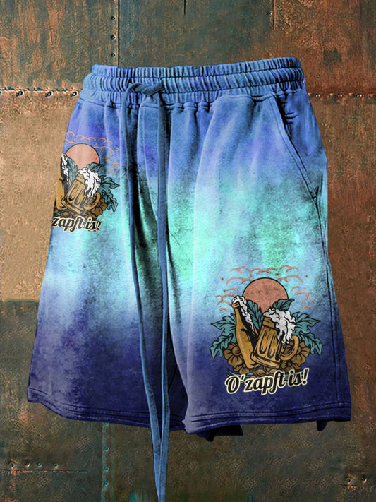 Men's Oktoberfest O'zapft Is Printed Shorts